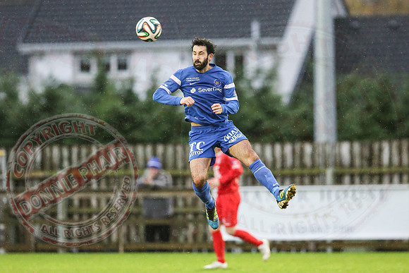 Ballinamallard United (0) v Portadown (2) in Danske Bank IFA Premier League.