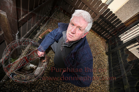 Local resident in Lisnaskea suffers toxic smells from over-loaded sewage system.