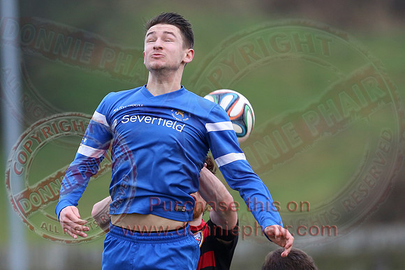 Ballinamallard United (2) V Coleraine (1) in IFA Premier League.