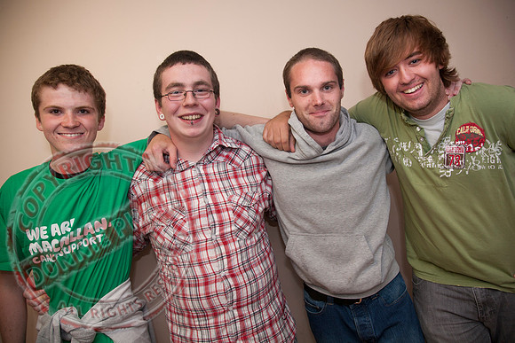 Charity Shave and Wax in aid of Macmillan Cancer Support.  Taken in The Corner House, Lisnaskea.