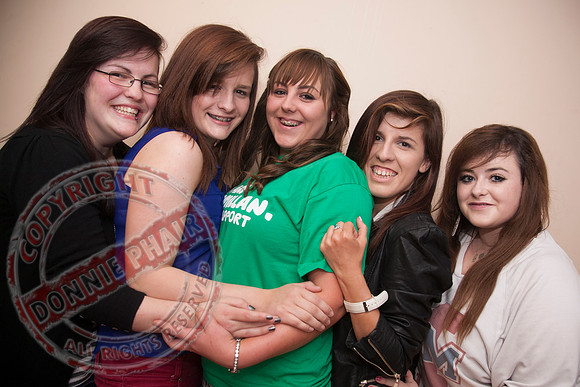 Charity Shave and Wax in aid of Macmillan Cancer Support.  Taken in The Corner House, Lisnaskea.