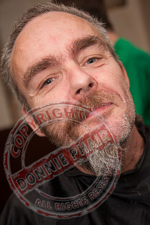 Charity Shave and Wax in aid of Macmillan Cancer Support.  Taken in The Corner House, Lisnaskea.