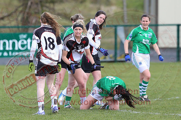 Fermanagh (0-5) V Sligo (4-7) in Ladies GAA National Football League, Division 3