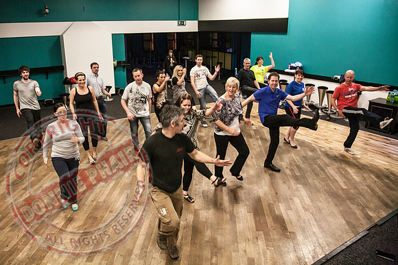 Strictly Come Dancing Practice in Element Club, Enniskillen.