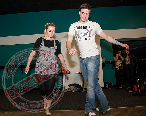 Strictly Come Dancing Practice in Element Club, Enniskillen.