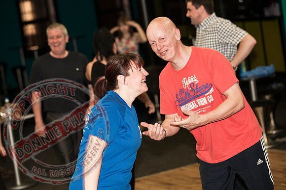 Strictly Come Dancing Practice in Element Club, Enniskillen.