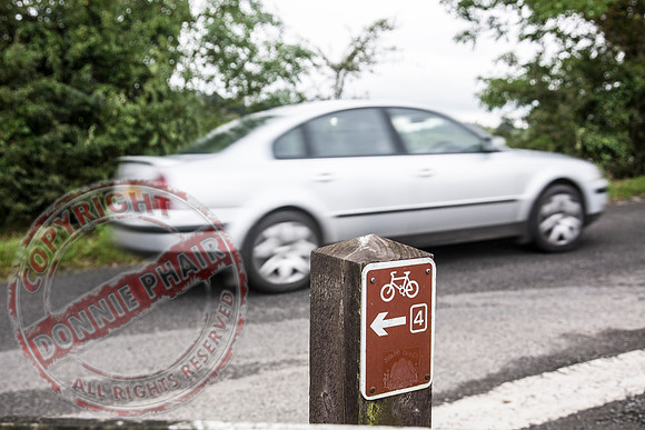 Aaron Parkinson accident scene in the Knocks, County Fermanagh.