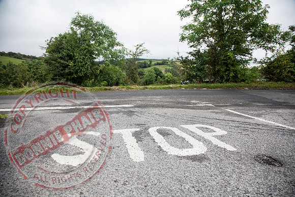 Aaron Parkinson accident scene in the Knocks, County Fermanagh.