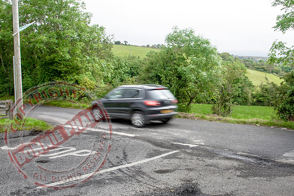 Aaron Parkinson accident scene in the Knocks, County Fermanagh.