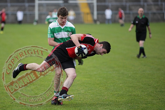Teemore V Maguiresbridge in Senior Men GAA Football Intermediate Semi-Final in Brewster Park.