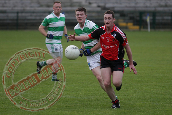 Teemore V Maguiresbridge in Senior Men GAA Football Intermediate Semi-Final in Brewster Park.