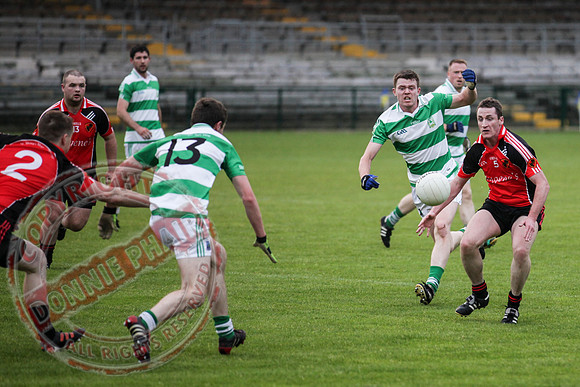 Teemore V Maguiresbridge in Senior Men GAA Football Intermediate Semi-Final in Brewster Park.