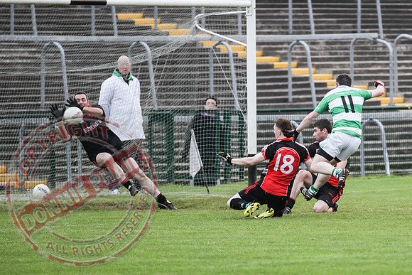 Teemore V Maguiresbridge in Senior Men GAA Football Intermediate Semi-Final in Brewster Park.
