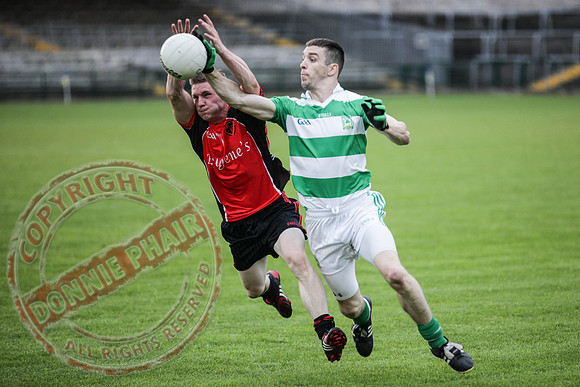 Teemore V Maguiresbridge in Senior Men GAA Football Intermediate Semi-Final in Brewster Park.