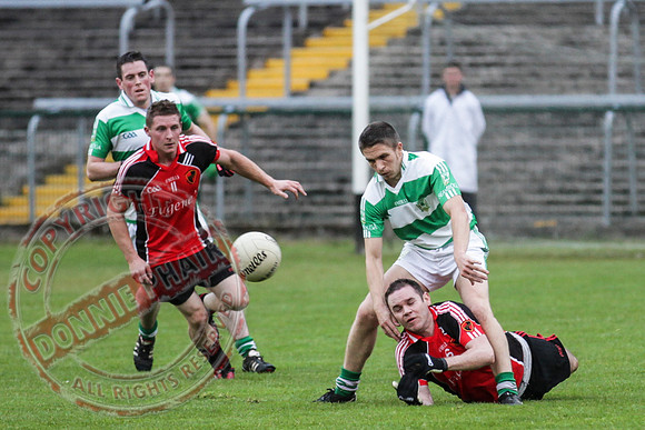 Teemore V Maguiresbridge in Senior Men GAA Football Intermediate Semi-Final in Brewster Park.