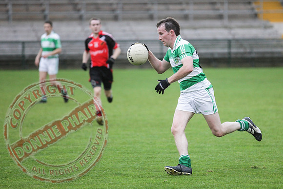 Teemore V Maguiresbridge in Senior Men GAA Football Intermediate Semi-Final in Brewster Park.