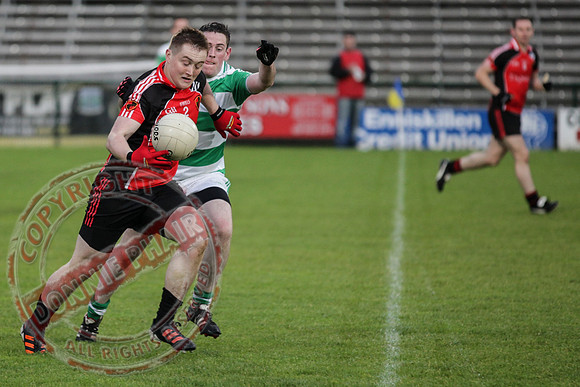 Teemore V Maguiresbridge in Senior Men GAA Football Intermediate Semi-Final in Brewster Park.
