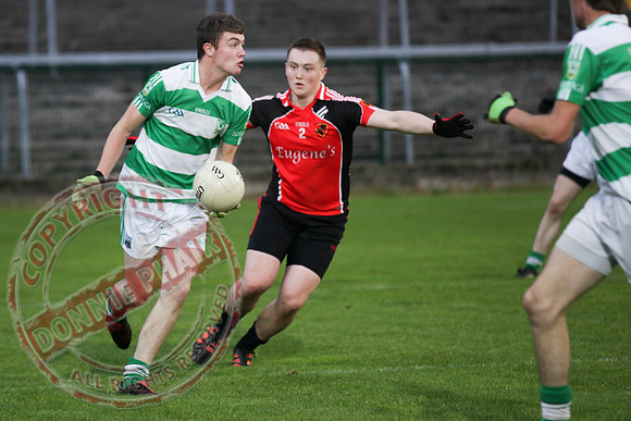 Teemore V Maguiresbridge in Senior Men GAA Football Intermediate Semi-Final in Brewster Park.