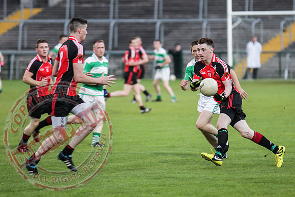 Teemore V Maguiresbridge in Senior Men GAA Football Intermediate Semi-Final in Brewster Park.
