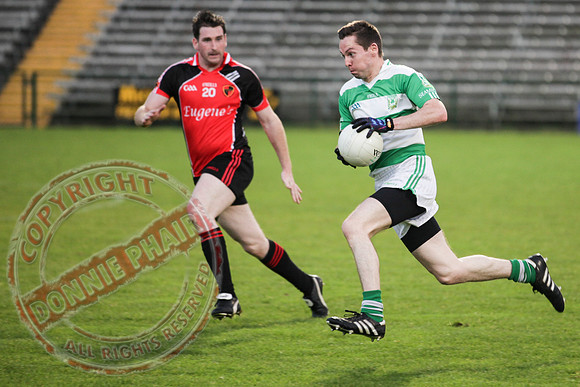 Teemore V Maguiresbridge in Senior Men GAA Football Intermediate Semi-Final in Brewster Park.
