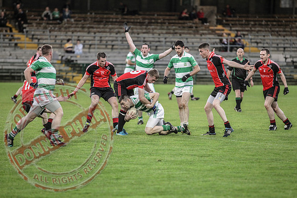 Teemore V Maguiresbridge in Senior Men GAA Football Intermediate Semi-Final in Brewster Park.