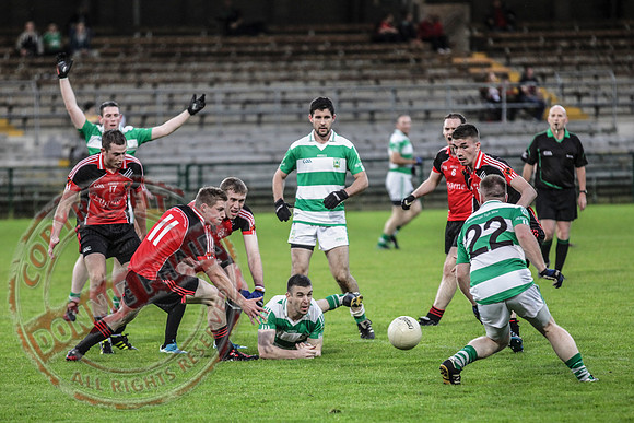 Teemore V Maguiresbridge in Senior Men GAA Football Intermediate Semi-Final in Brewster Park.
