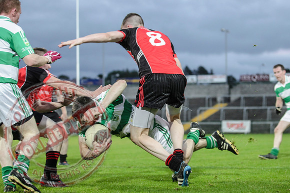 Teemore V Maguiresbridge in Senior Men GAA Football Intermediate Semi-Final in Brewster Park.