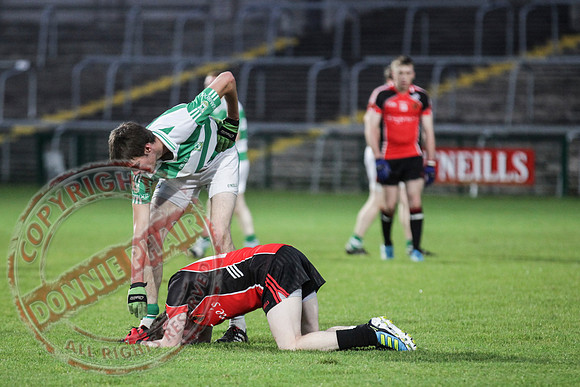 Teemore V Maguiresbridge in Senior Men GAA Football Intermediate Semi-Final in Brewster Park.