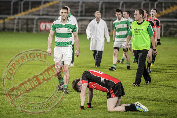 Teemore V Maguiresbridge in Senior Men GAA Football Intermediate Semi-Final in Brewster Park.