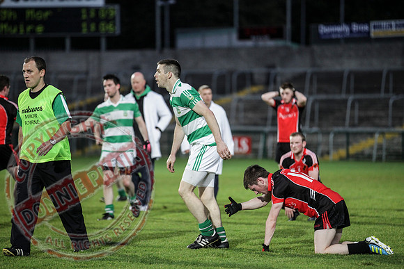 Teemore V Maguiresbridge in Senior Men GAA Football Intermediate Semi-Final in Brewster Park.