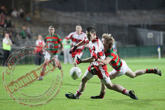 Lisnaskea Emmetts V St. Pats Donagh in Senior Men GAA Football Championship Semi-Final in Brewster Park.