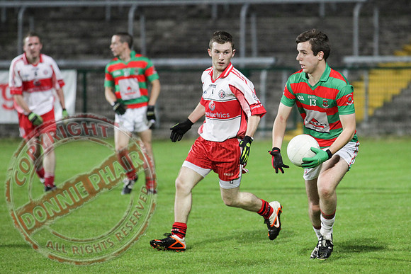 Lisnaskea Emmetts V St. Pats Donagh in Senior Men GAA Football Championship Semi-Final in Brewster Park.