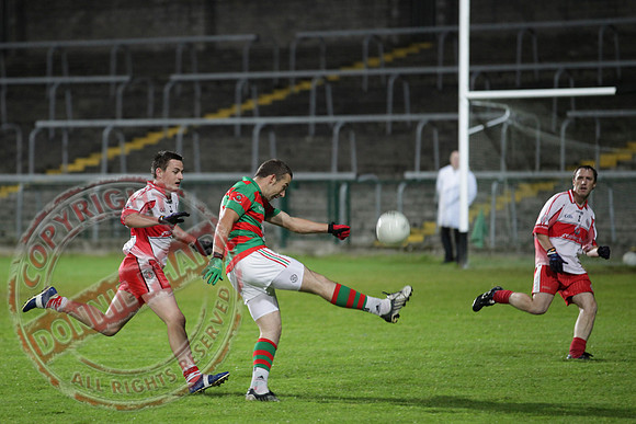 Lisnaskea Emmetts V St. Pats Donagh in Senior Men GAA Football Championship Semi-Final in Brewster Park.