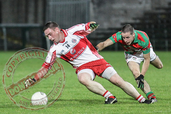 Lisnaskea Emmetts V St. Pats Donagh in Senior Men GAA Football Championship Semi-Final in Brewster Park.