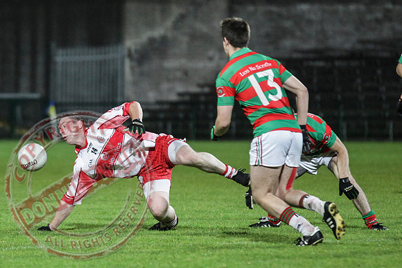 Lisnaskea Emmetts V St. Pats Donagh in Senior Men GAA Football Championship Semi-Final in Brewster Park.