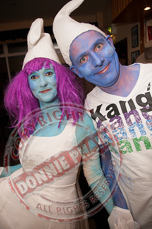 Fancy Dress Party in Derryadd Boat Club, County Fermanagh.