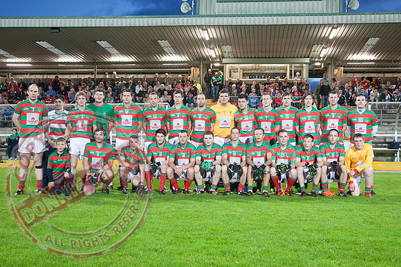 Lisnaskea Emmetts V St. Pats Donagh in Senior Men GAA Football Championship Semi-Final in Brewster Park.