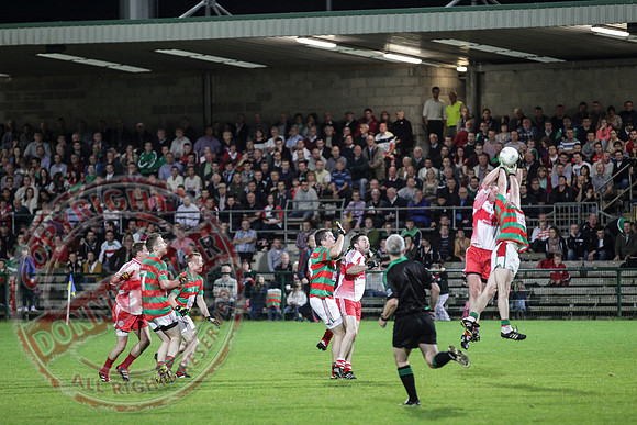 Lisnaskea Emmetts V St. Pats Donagh in Senior Men GAA Football Championship Semi-Final in Brewster Park.