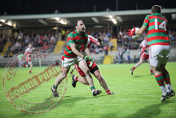 Lisnaskea Emmetts V St. Pats Donagh in Senior Men GAA Football Championship Semi-Final in Brewster Park.