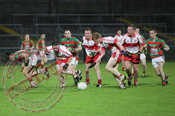 Lisnaskea Emmetts V St. Pats Donagh in Senior Men GAA Football Championship Semi-Final in Brewster Park.