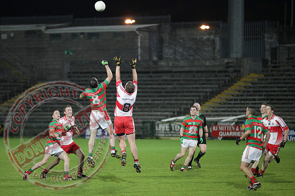 Lisnaskea Emmetts V St. Pats Donagh in Senior Men GAA Football Championship Semi-Final in Brewster Park.