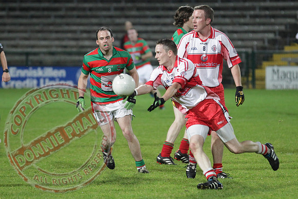 Lisnaskea Emmetts V St. Pats Donagh in Senior Men GAA Football Championship Semi-Final in Brewster Park.