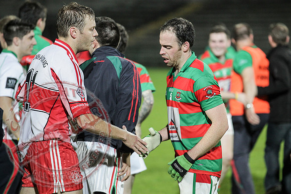Lisnaskea Emmetts V St. Pats Donagh in Senior Men GAA Football Championship Semi-Final in Brewster Park.