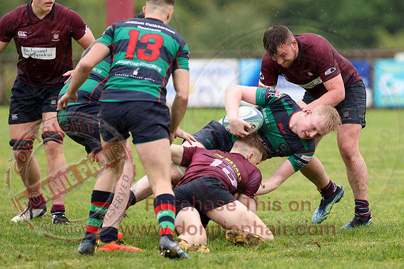 Enniskillen 1st XV (6) V Clogher Valley 1st XV (28) in Ulster Rugby Championship Division One-15