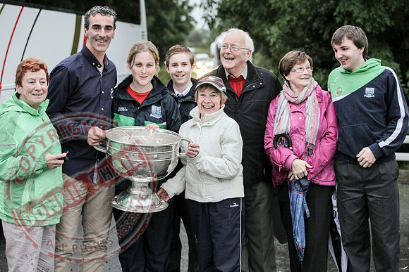 All-Ireland Winning Donegal Manager Jim McGuinness visits his Brother's memorial just outside Lisnaskea.