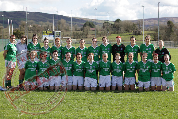 Fermanagh Cladies V Clare in GAA Football.