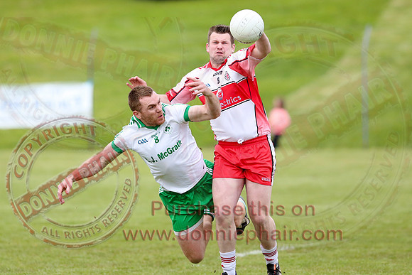 St. Pat's Donagh (0-9) V Ederney (0-11) in Senior GAA Football League Division One.