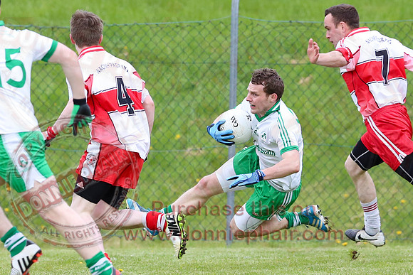 St. Pat's Donagh (0-9) V Ederney (0-11) in Senior GAA Football League Division One.