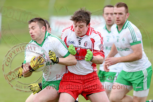 St. Pat's Donagh (0-9) V Ederney (0-11) in Senior GAA Football League Division One.