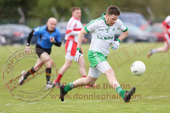 St. Pat's Donagh (0-9) V Ederney (0-11) in Senior GAA Football League Division One.